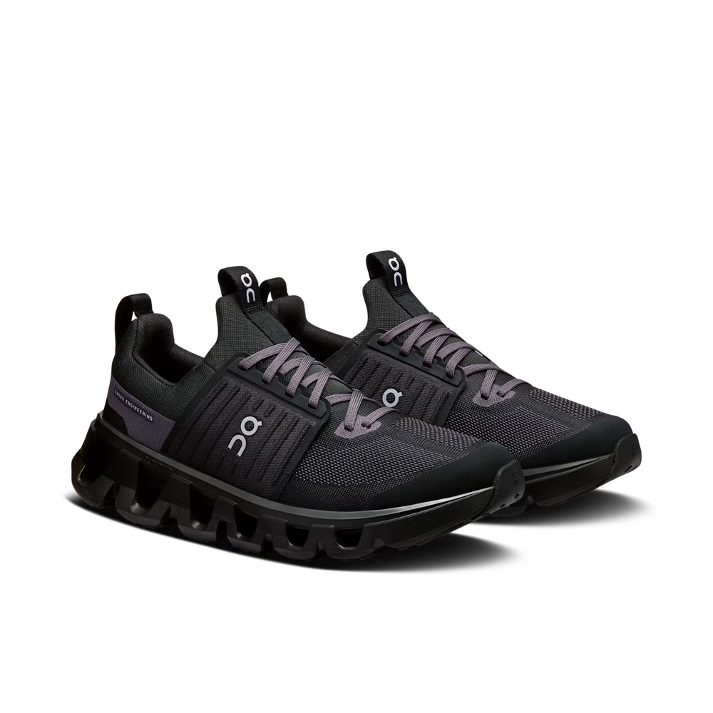 On Running Cloudswift Kids Youth Size 6 Black Running Shoes Sneakers NEW